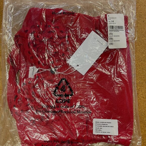 Lovers + Friends Ashlene Mini Dress in Red - Picture 6 of 7